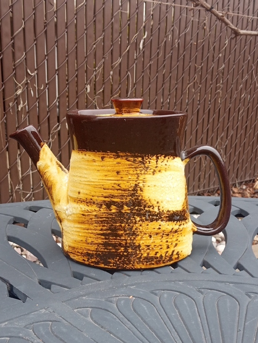 Vintage Laurentian Pottery Teapot/ Coffee Pot